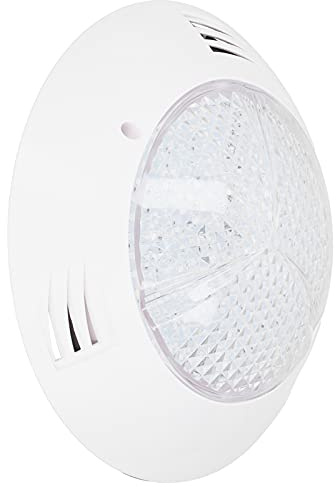 Keenso Lampada Subacquea per Piscina a LED con Montaggio a Parete con Chip Ad Alta luminosità, Lunga Durata, Paralume per PC, per Illuminazione della Piscina Dell'hotel, Luce Bianca (18W)