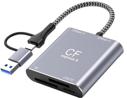 jebyltd Lector De Tarjetas CFE Tipo B Tarjeta De Memoria USB 3 2 Gen 2 10Gbps Compatible con Portátiles Teléfonos Móviles Tabletas Accesorios Lector Cfe para Fotógrafo