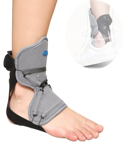 YYLMKMFC Almohadillas correctoras ajustables for la caída del pie, soporte for caminar con calzado.(Left,Large(40)
