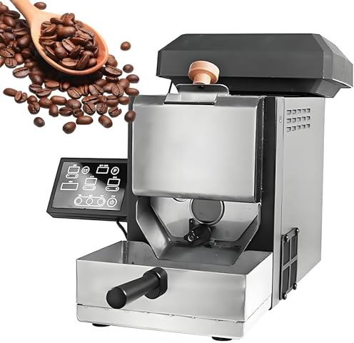 GXGSDM Mini Coffee Roaster, Electric Coffee Roaster For Home Use, 700 High Power, 150-300g Capacity, With Timer, Smoke Filter, Temperature Adjustable 100-220°C(110V)