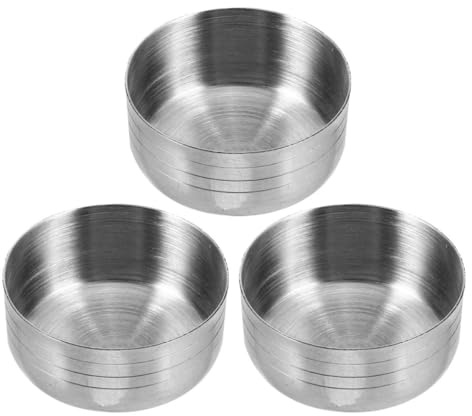 ibasenice Set de 3 Tapas de Acero Inoxidable para Vasos Mezcladores Diseño Abatible, Accesorios para Cocteleras en Bares y Uso Doméstico