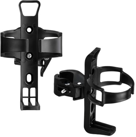 2 Pack Bike Water Bottle Holder, 360 Degree Rotatable Bicycle Cup Holder, Lightweight No Tools Required Bike Bottle Cage for MTB, Road, Kids Bikes