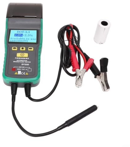 DY23D - Probador de líquido de frenos, analizador digital con impresora, para reparación de automóviles DOT3 DOT4 DOT5.1