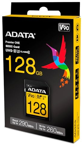 ADATA Premier One (128 GB) Clase 10 UHS-II SDXC Tarjeta de Memoria