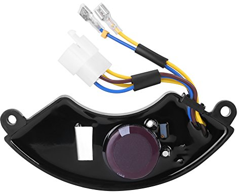 Regolatore Automatico di Tensione AVR a forma di per 6.5KW 7KW 8.5KW Generatore Elettrico a Benzina Nero 6 Fili