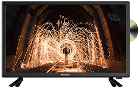 Westinghouse 24 inch HD LED TV DVD Combi with Freeview - Black (2019 Model)