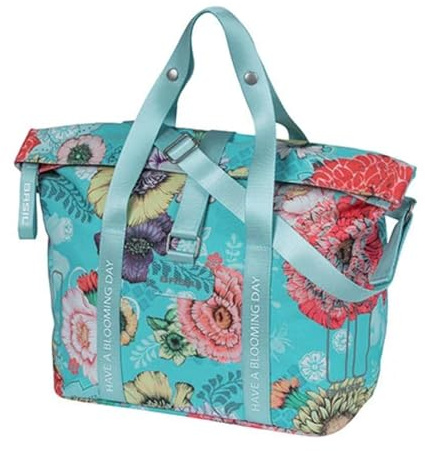 Basil Bloom Field Lenkertasche – wasserdicht – recyceltes PET – 8–11 Liter – Blau