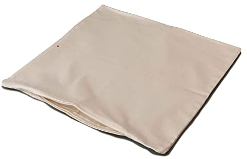 Bio-Perkal Inlett 35x35cm, mit Reißverschluss. Hülle ideal für Selberbefüller von Kissen - Inlett = Leere Kissenhülle - Inhalt: 2 Stück