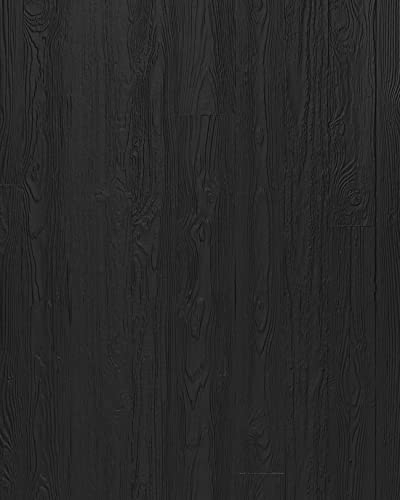 Wallface Wall Panels Peel and Stick Wood Look, 3D Structure 24949-SA Dakota Graphite Black - Decorative Wall Panel Textured Matt Black 2.6 sqm