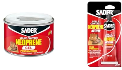 Sader Colle Contact Néoprène Gel - Extra Forte Tous Matériaux - Prise Immédiate