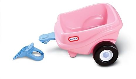 little tikes Princess Cozy Coupe Trailer - Toy Trailer for Children, Encourages Creative Play, Suitable for Ages 3 to 10 Years, Pink