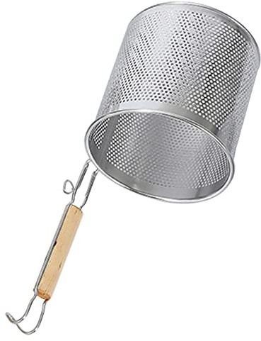 Cabilock Colino Acciaio Inox Con Manico Per Noodles E Pasta Skimmer Spoon Per Cucina E Hot Pot Design Pratico E Facile Da Riporre