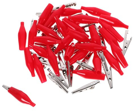 HOMSFOU 30piezas Pinzas De Eléctricas Pinzas Aislamiento Fuerte Kit Para Pruebas y Electrónicos