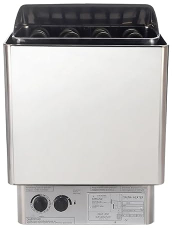 Estufa De Sauna De 3/4, 5/6/9KW, Generador De Vapor For Ducha, Calentador De Sauna De Acero Inoxidable, Horno De Sauna Seco, Horno De Calefacción Doméstica Calefacción Eficiente(3kw 380v)