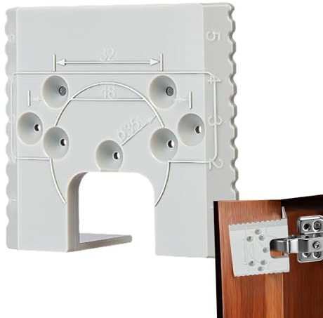 Gabarit de charnière – Outil flexible de précision magnétique | Gabarit de quincaillerie de porte – pour installation mécanique intérieure ou extérieure pour le travail du bois, la maison, le garage