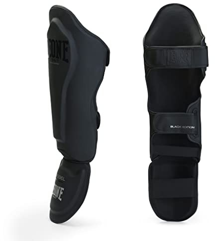 LEONE 1947, Schienbein, Unisex-Erwachsene, Schwarz, L, PT119