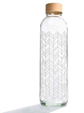 Carry Carrybottles Glastrinkflasche 0,7l (Structure Of Life)| Sportflasche, Wasserflasche | BPA-frei, auslaufsicher & kohlensäuregeeignet | Made in Germany