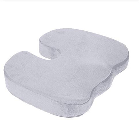 BANGHA Leg Pillow Memory Gel Memory Foam Sedile a Forma di U di Raffreddamento Bone Ufficio Sollievo Sciatica Effetto Acne Ortopedia Cuscino per Ginocchia (Color : Gray, Size : A Ordinary)