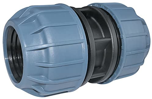 AERZETIX - C51161 - Manicotto/raccordo di riparazione a compressione Ø50mm 10 bar per tubo acqua - connettore/riparatore per tubo giardino/irrigazione - in polipropilene