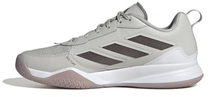 Adidas Tenis AvaFlash para Mujer, Gris/Aurora Metallic/Higo Preloved, 9.5