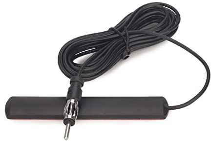 Adaptador DIN FM Radio Coche Amplificar Antena Mejorar la señal Plug and Play para Auto/Coche/Vehículo/Barco/RV
