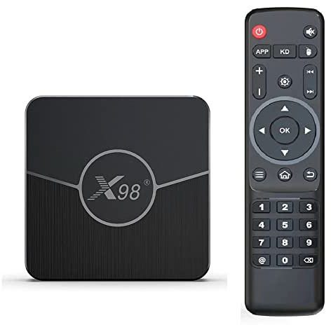 X88 Android 11.0 TV Box, X98 Plus Amlogic S905W2 RAM 4GB ROM 64GB Dual WiFi 2.4G/5.8G BT4.2 4K 6K AV1 Home Smart Media Player