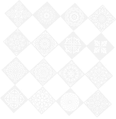 TEHAUX Schablonen-set Mit Mandala-motiven 16 Muster Wiederverwendbare Malvorlagen Für Jungen Und Mädchen Erwachsene Basteln