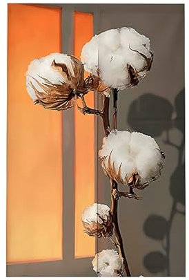 Türvorhang Weiß Grau Orange Türvorhang Insektenschutz Polyester Raumteiler Vorhang mit Teleskopstange Vorhang Kurz Küchenvorhang Fliegenvorhang Terrassentür Waschbar Tür Vorhang 80x120cm