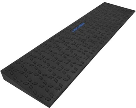 LIEKUMM Rubber Threshold Ramp 4 cm Height, 650 kg Capacity Wheelchair Ramps for Doorways, Non-Slip Ramps for Mobility Scooters, Motorcycles, Doorways, Steps, Kerbs, Polaris Pattern Design