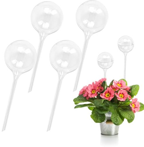 PPGGOPP Sfere Irrigazione Piante, 4pcs Sfere Irrigazione, Dosatore Acqua per Piante, Palla per Annaffiare Le Piante, Globi di Irrigazione Automatica, per Irrigazione delle Piante di Fiori