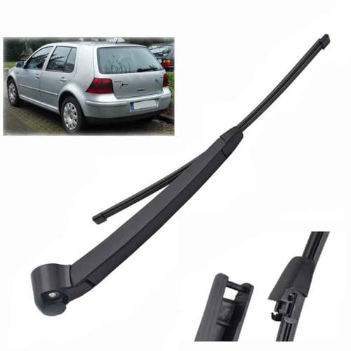 Wischerarm Hinten Scheibenwischer Wischer Set, für Golf 4 IV 1997-2002 Scheibenwischerarm Blatt Austausch Kunststoff Schwarz