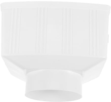 Gatuida Tubo Pluviale Rettangolare in Pvc Bianco per Villa e Capanno Drenaggio e Facile Installazione per Impianto di Raccolta Acqua Piovana