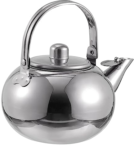 VICASKY Stainless Steel Teapot Filter Large Capacity Tea Kettle Portable for Home Use Thicken Design