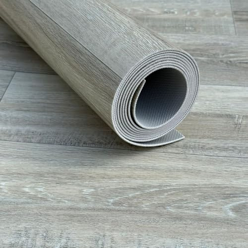 Shield Autocare Vinyl Flooring Roll – 2mm Thick PVC Lino Floor, Durable Water Resistant Commercial Matting, Easy to Cut – Ideal for Campervan, Caravan, Motorhome Floors (Champagne Wood, 1.5m x 2m)