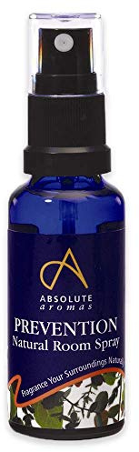 Absolute Aromas Prevention Room Spray 30ml – Natural Mist Spray with Clove, Eucalyptus, Lemon and Tea Tree Essential Oils