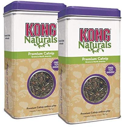 KONG - Naturals Premium Catnip - Premium North American Grown - 2 Ounce (2 Pack)