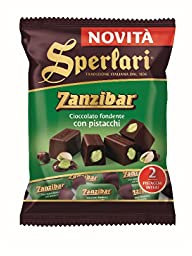 Sperlari - Zanzibar Torroncini Al E Pistacchi, Senza Glutine, Cioccolato Fondente, 117 Grammo