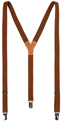 LLOYD Hosenträger Herrenhosenträger Braun/Cognac 8722, Farbe:Braun, Länge Hosenträger:120 cm