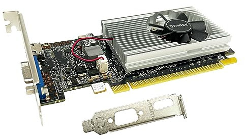 QTHREE GeForce GT 210 Graphics Card,1024 MB DDR3 64 Bit,HDMI,VGA,Low Profile Video Card for PC,GPU,PCI Express 2.0 x16,SFF,Low Power