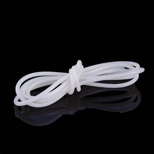 YXYFA Cavo in Silicone Solido Bianco da 10 m, Diametro 1 mm-25 mm, Guarnizione in Gomma Piena, Guarnizione in Gomma, Striscia di Tenuta, 1 pz.(1mm)