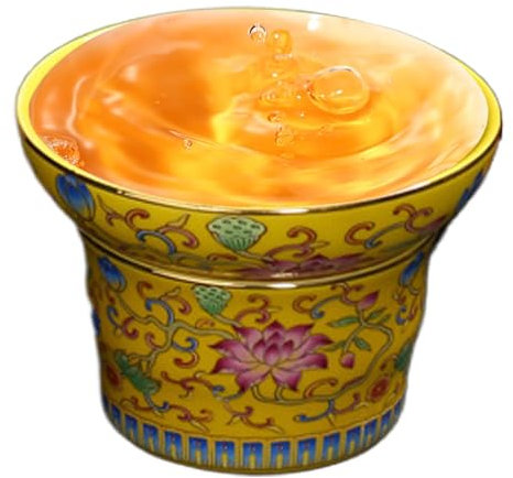 Youngwier Passoire à thé en porcelaine, filtre à thé en céramique, Filtre à thé en vrac pour tasse à portion individuelle, Passoires à thé Kung Fu de cuisine pour salon de thé, café, restaurant