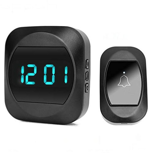 Doorbell Waterproof Smart Doorbell US EU UK Plug LED Flash Home Cordless Smart Door Bell
