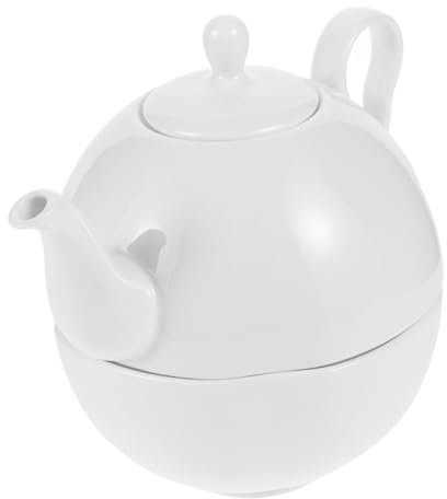 Gatuida 1juego Tetera y Taza De Porcelana De Vintage para Tarde Hervidor Elegante con Taza Accesorios De Ceremonia del para Uso Doméstico