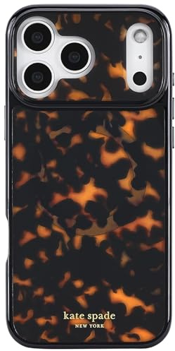 Kate Spade New York iPhone 17 Pro Max Case - Compatible with MagSafe - Designer Phone Case - Tortoise
