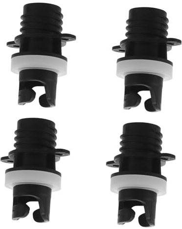 Toyvian 4pcs Air Pump Adapter Valve Connector for Inflatable Boats Kayaks Paddleboards Inflator Nozzle Adapter Paddle Board Pump Attachment