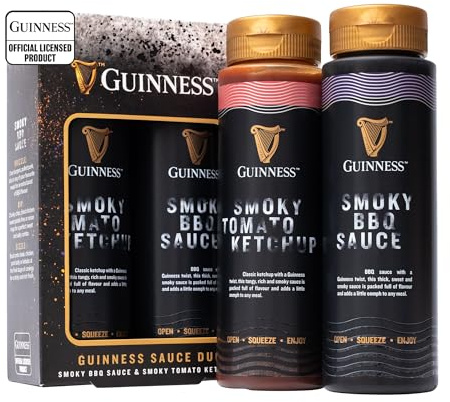 Guinness BBQ Sauce & Ketchup Gift Set, 2 x 200 ml