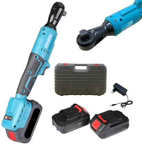 TANIASHOP Chiave a Cricchetto 26V 2AH con Doppia Batteria Reversibile Attacco da 1/2 150-300NM 0 – 2800RPM
