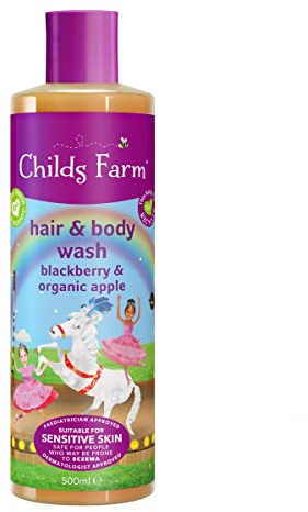 Childs Farm Hår och Kroppstvätt med Björnbär och Ekologisk Äpple, 500 ml