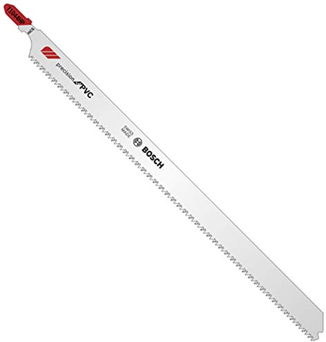Bosch Professional 3x Stichsägeblatt T 1044 HP Precision for PVC (für PVC-, PA-, PS- Platten, Zubehör Stichsäge)