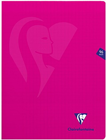 Clairefontaine Mimesys nozheft, polypropylen rosa